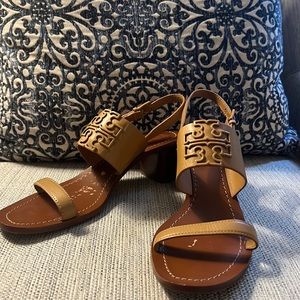 Tory Burch block heel sandals